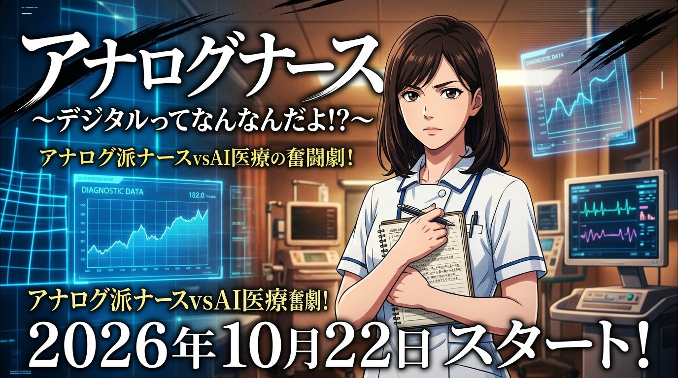ドラマ『アナログナース〜デジタルってなんなんだよ!?〜』いつから放送？初回日程・放送時間・全何話＆見逃し配信徹底解説【ネタバレなし】