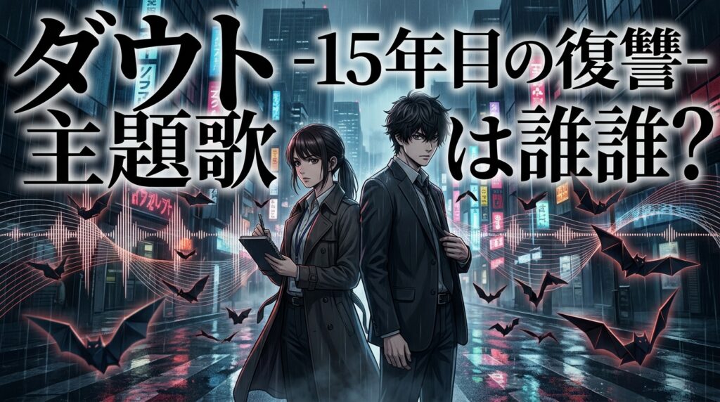 ダウト-15年目の復讐-の主題歌は誰？楽曲情報や放送日を徹底解説！