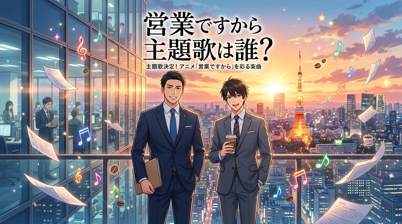 営業ですからドラマの主題歌は誰?OP曲や配信日・発売日を徹底解説!