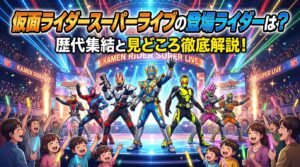 仮面ライダースーパーライブの登場ライダーは？歴代集結と見どころ徹底解説！