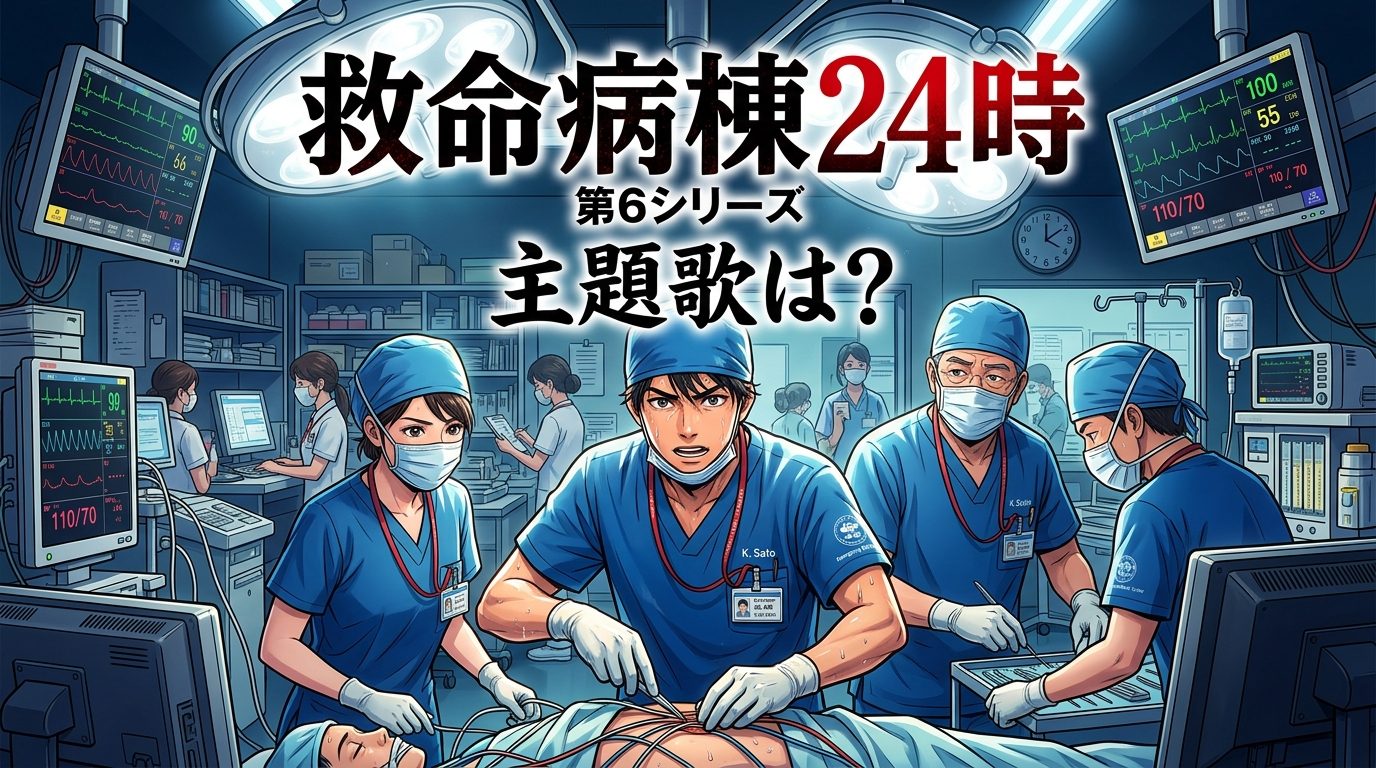 救命病棟24時第6シリーズ主題歌は?ドリカム新曲や歴代名曲を徹底解説!