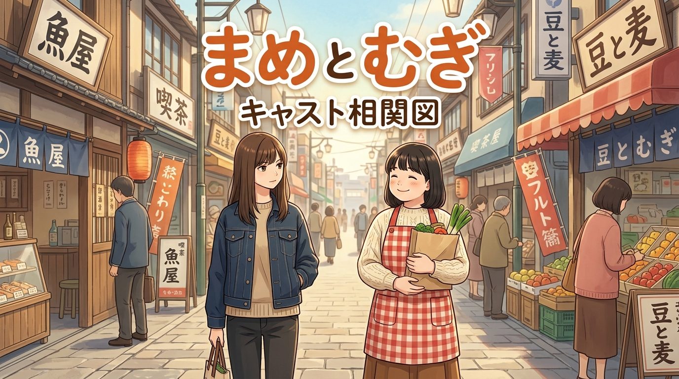 ドラマ『まめとむぎ』キャスト相関図と登場人物一覧！齋藤飛鳥×富田望生W主演の役柄＆見どころ徹底解説【ネタバレなし】