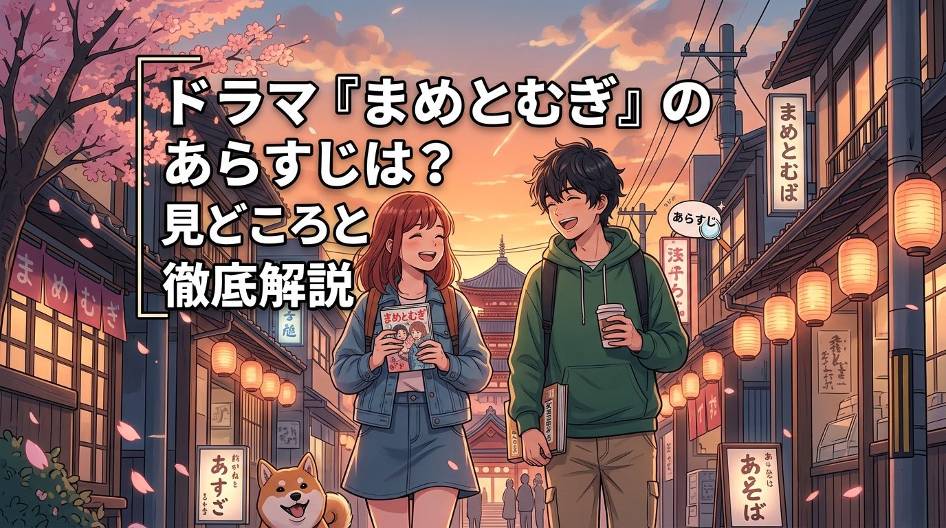 ドラマ「まめとむぎ」のあらすじは？見どころとキャスト相関図まとめ