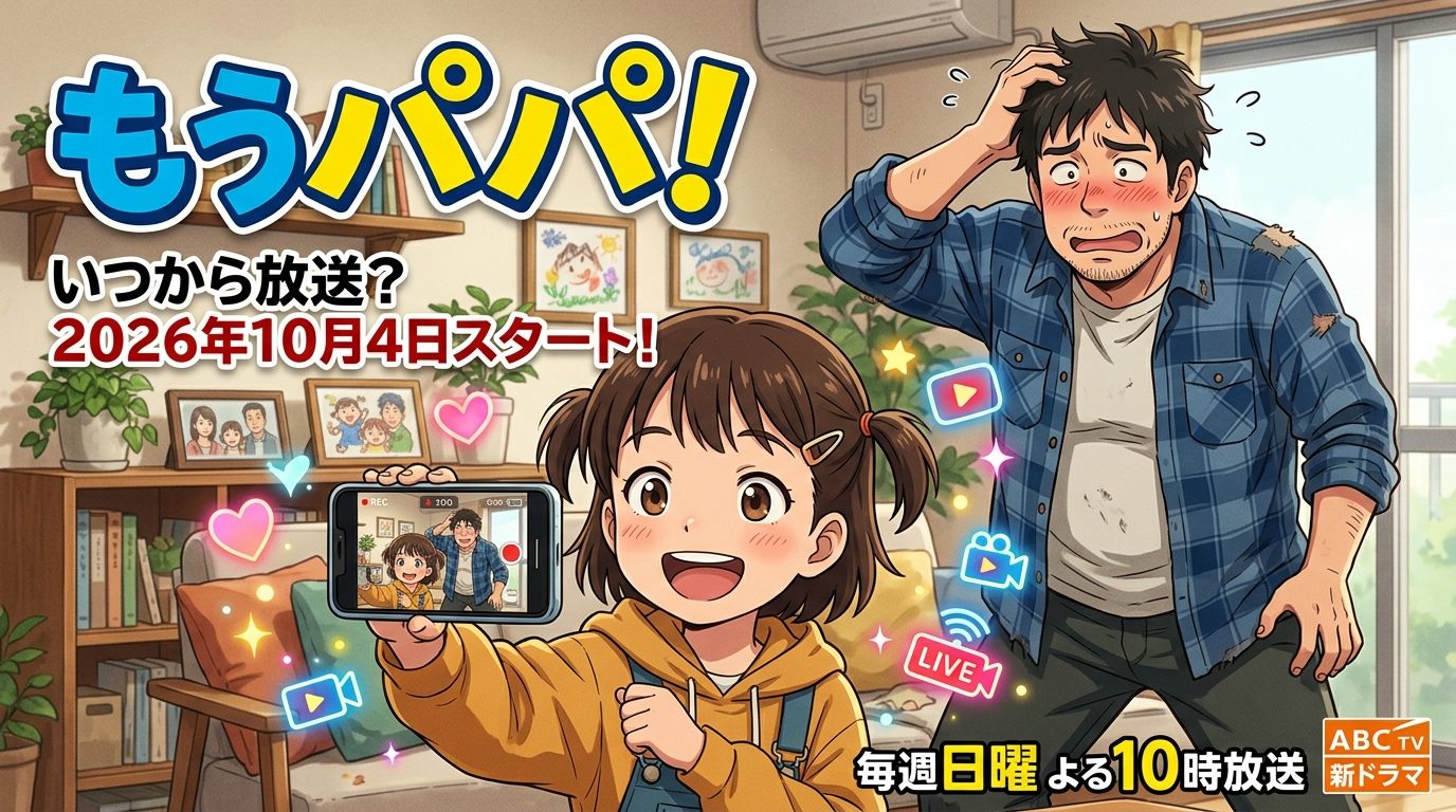 ドラマ『もうパパ！』いつから放送？初回日程・放送時間・全何話＆見逃し配信徹底ガイド【ネタバレなし】