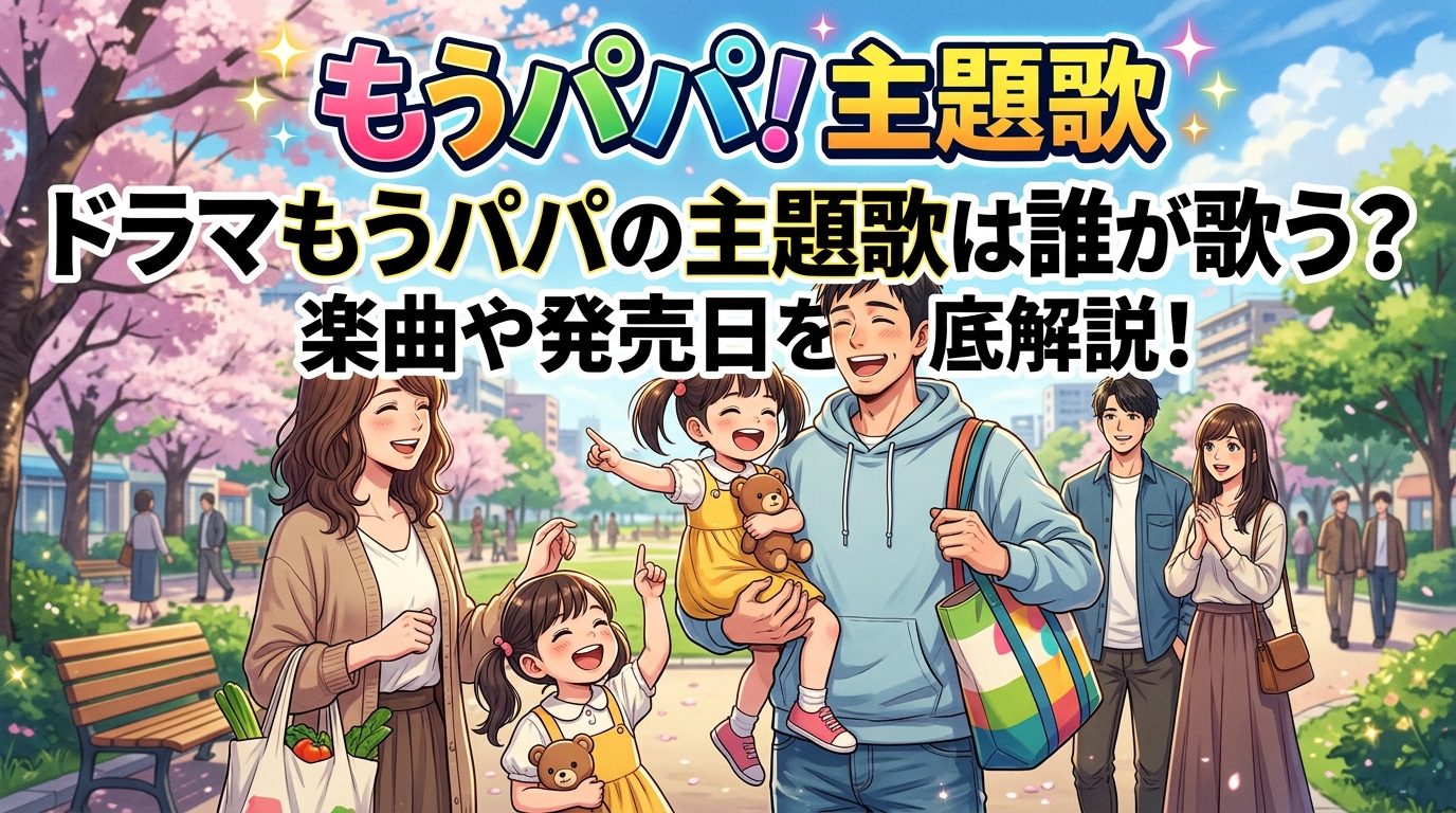 ドラマもうパパの主題歌は誰が歌う?楽曲や発売日を徹底解説!