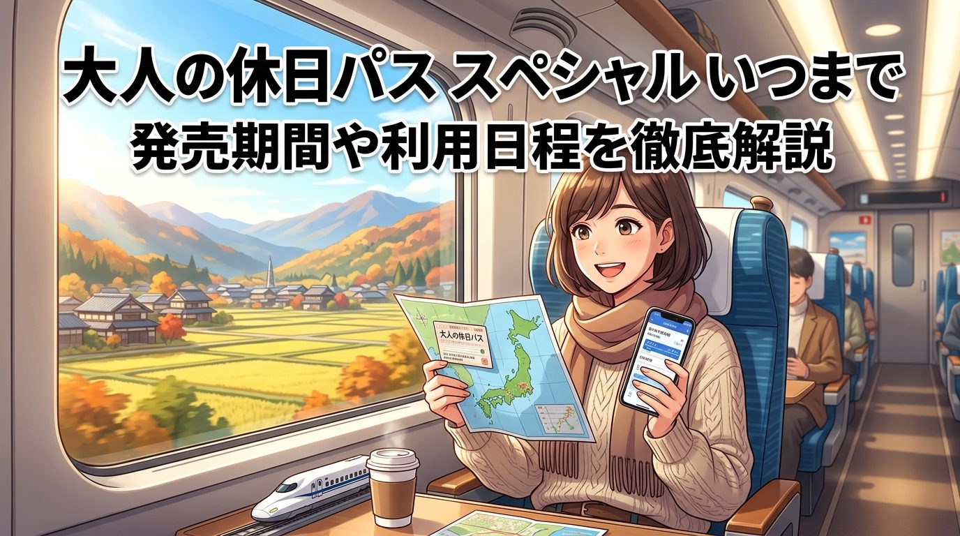 大人の休日パススペシャルはいつまで？発売期間や利用日程を徹底解説