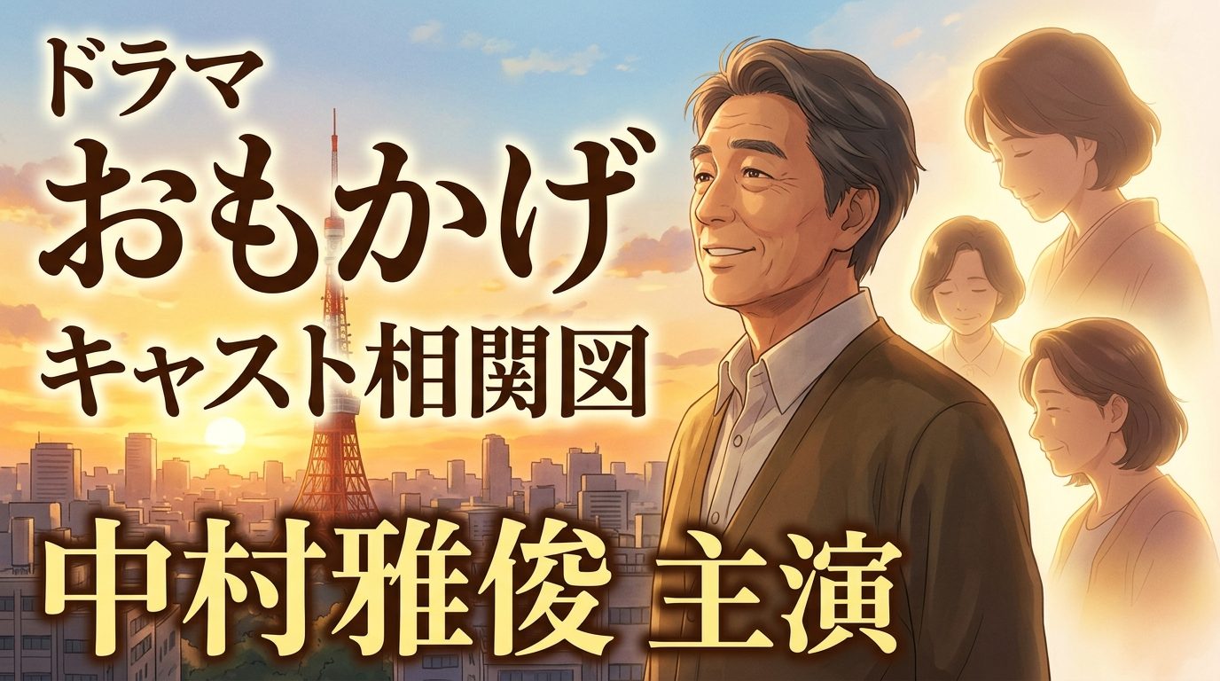 ドラマ『おもかげ』キャスト相関図と登場人物一覧！中村雅俊主演＆豪華女優陣の役どころ徹底解説【ネタバレなし】