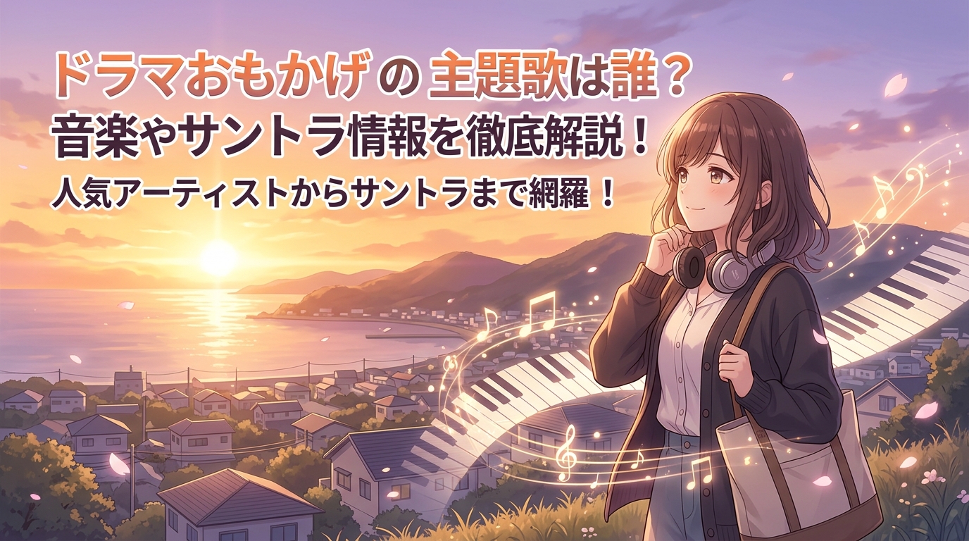 ドラマおもかげの主題歌は誰?音楽やサントラ情報を徹底解説!
