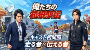 ドラマ『俺たちの箱根駅伝』キャスト相関図と登場人物一覧!大泉洋×山下智久が挑む池井戸潤傑作の役柄徹底解説【ネタバレなし】