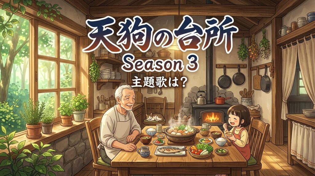 天狗の台所Season3主題歌は？折坂悠太の続投や発売配信を徹底解説！