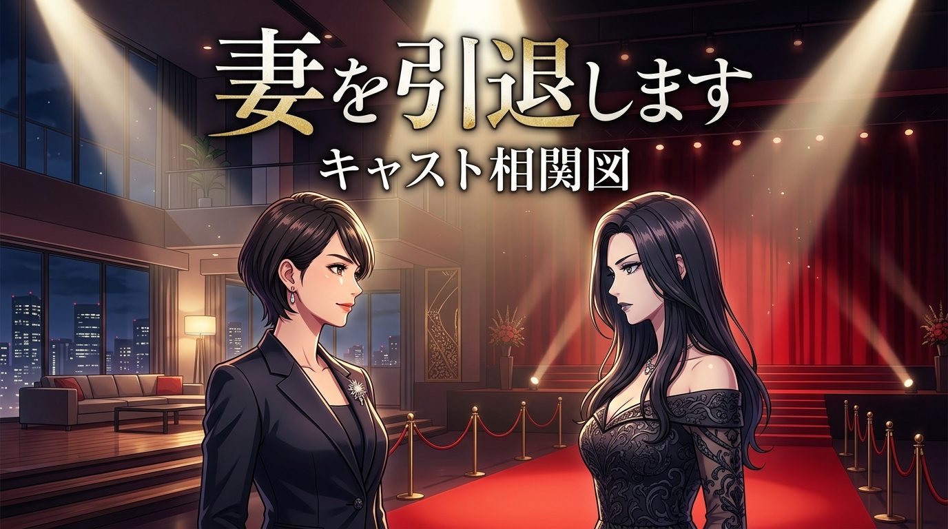 ドラマ『妻を引退します』キャスト相関図と登場人物一覧!朝日奈央×新川優愛W主演・華麗なる復讐サスペンスの役柄徹底解説【ネタバレなし】