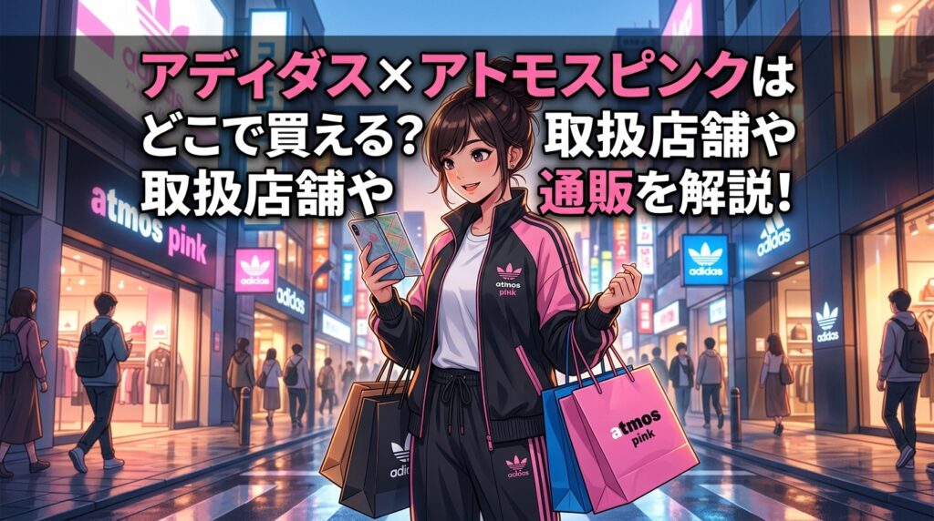 アディダス×アトモスピンクはどこで買える？取扱店舗や通販を解説！