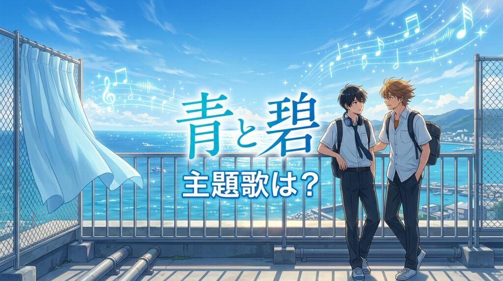 ドラマ「青と碧」の主題歌は誰？OPED楽曲や配信発売情報を解説！