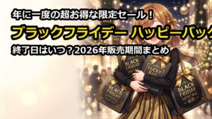 ブラックフライデー2026ハッピーバッグ終了日はいつ？販売期間まとめ