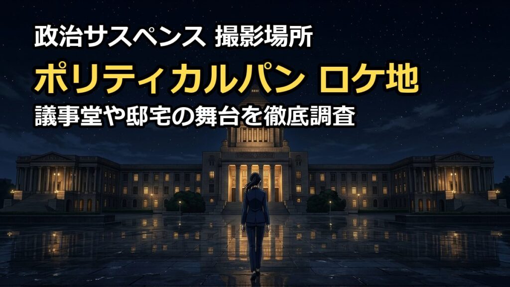ポリティカルパンのロケ地はどこ？議事堂や邸宅の撮影場所を徹底調査