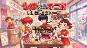 らんま1/2販売終了2026はいつ？不二家コラボや対象店舗を解説！
