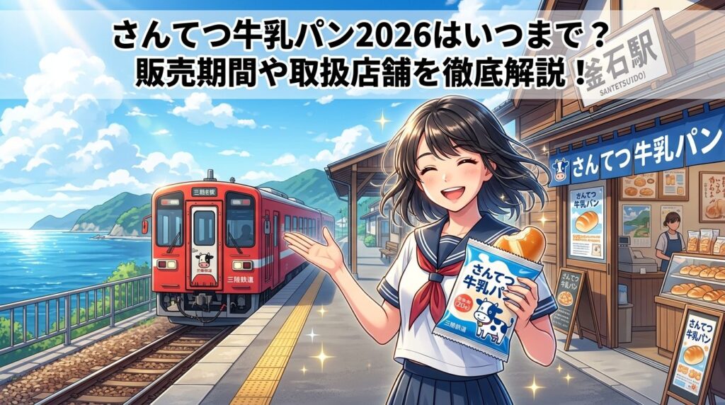 さんてつ牛乳パン2026はいつまで？販売期間や取扱店舗を徹底解説！