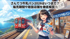 さんてつ牛乳パン2026はいつまで？販売期間や取扱店舗を徹底解説！