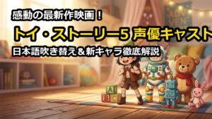 トイストーリー5日本語吹き替え声優キャスト一覧！新キャラや続投解説
