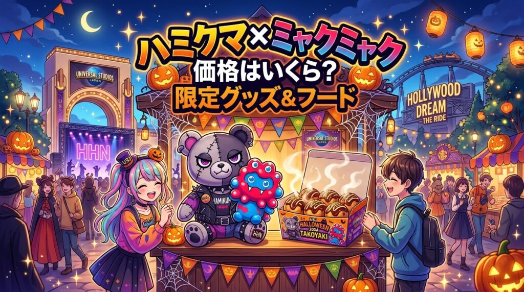 USJハミクマ×ミャクミャクの価格はいくら？限定グッズやフードを解説！
